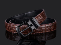 Ceintures à motif crocodile pour hommes, femmes et enfants, en cuir PU, boucle à ardillon en alliage, ceintures décontractées, vente en gros disponible