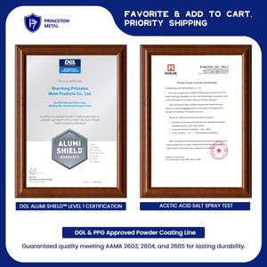 กระถางต้นไม้กลางแจ้งทำจากอลูมิเนียมของพรินซ์ตันส่งตรงจากโรงงาน - Product Image 5