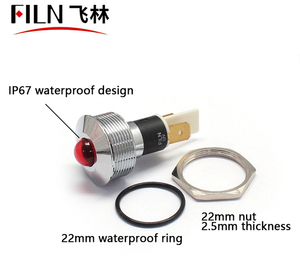 Filn 22 mét Led Side <span class=keywords><strong>Marker</strong></span> chiếu sáng phác thảo indicator3v/6V Red Blue Green trắng vàng IP67 đèn ngành công nghiệp và thương mại như một - Product Image 5
