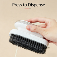 Brosse à linge anti-rayures avec distributeur de lessive intégré |   Brosse de nettoyage multifonctionnelle à main pour chaussures, vêtements et surfaces