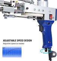 Pistolet à touffeter électrique 2 en 1, machine TD en stock, vente à chaud, fabricants de pistolets à touffeter à main rose à bas prix