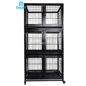 Equipo veterinario OSCAT, precio de fábrica, perreras de Cría Grande para gatos y perros, jaulas de 3 capas al por mayor, jaula para gatos y perros - Product Image 1