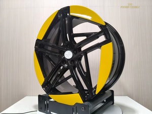 168 Tùy Chỉnh Mới 16-24 Inch Hợp Kim Nhôm Đa Nói Màu Vàng Đen Giả Mạo Bánh Xe Thích Hợp Cho Accord Cực Krypton 007gt - Product Image 4