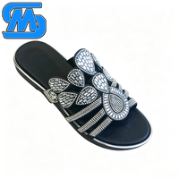 Sandales classiques en cuir avec strass, style argentin porténo, pour l'été, traditionnelles