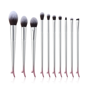 Apsara Deer, Nuevo Diseño, Juego de 10 Brochas de Maquillaje Profesionales de Pelo Sintético de Lujo - Product Image 1