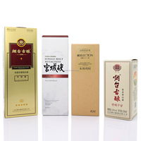 Venta al por Mayor de Cajas de Whisky Cuadradas Magnéticas, Ecológicas, Recicladas, con Logotipo Personalizado, Diseño de Lujo, Grabado en Relieve