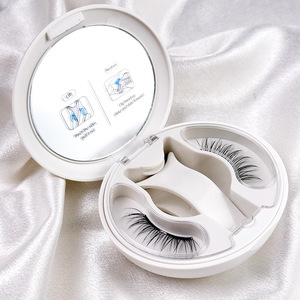 Cils magnétiques réutilisables sans colle, effet 3D naturel, en fibres synthétiques, format voyage, pour usage quotidien – Offre Spéciale - Product Image 6