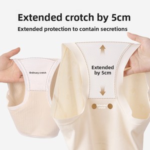 Mutandine da Donna in Cotone Senza Cuciture di Alta Qualità, Vendita all'Ingrosso, Pantaloncini a Vita Alta Traspiranti Senza Cuciture per Donna - Product Image 4