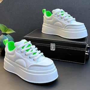 Chaussures de printemps pour hommes respirantes, style décontracté, tendance, polyvalentes, style workwear, chaussures de skate de niche, à semelle épaisse, sportives, décontractées, écologiques - Product Image 3