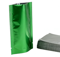 Sachet plat imprimé couleur personnalisé à trois soudures, résistant à l'humidité, en plastique de qualité alimentaire pour snacks, poudres et aliments pour animaux de compagnie