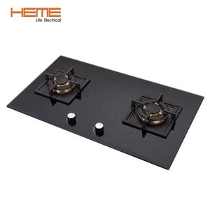 Hot Sale Household Appliance Built in Full Brass 2 burner Gas <b>Stove</b> with CE Certificate - Product Image 2