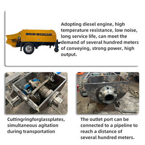 優れた性能を備えた真新しいデザイン10-15m ³/Hセルフローディングモバイルコンクリートミキサートレーラーミニコンクリートポンプ - Product Image 4