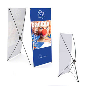 التجاري الجملة عالية الجودة رخيصة مخصص عرض رفوف حامل X لافتة تسحب لأعلى للمنتجات ترويج المبيعات معلومات الأعمال - Product Image 2