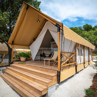 Tente de luxe imperméable pour Camping et Safari, usine de Guangzhou