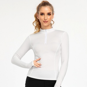 New Arrival Women's Zip Sleeve Sports <b>Jacket</b> Regular Fit Quick Drying <b>Yoga</b> Running Stand Collar Plus Size Eco-Friendly Solid - Product Image 6