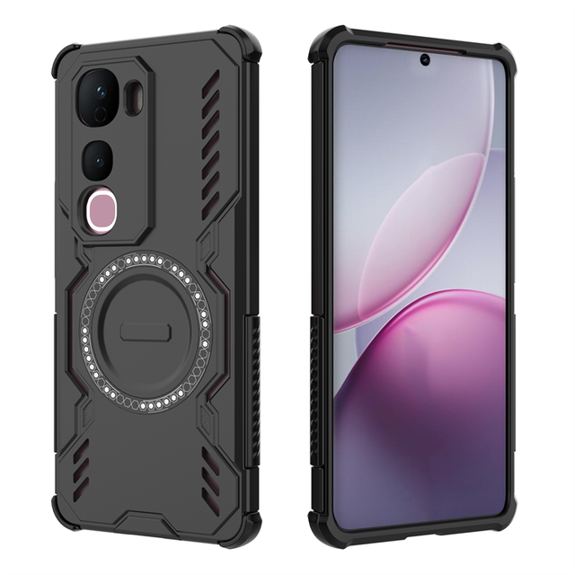 High Quality Anti-Drop Heat Dissipation Phone Back Cover 2 in 1 TPU PC Shockproof Protective Phone Case for Vivo Y400 Pro