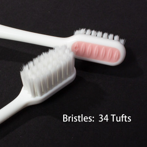 Brosses à dents manuelles pour adultes à poils souples avec manche transparent en PP sur mesure pour usage domestique S 206 - Product Image 2