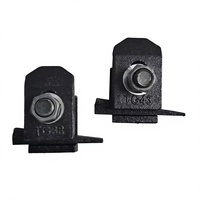 Sujetadores de Riel de Acero Soldado de Doble Perno de Buena Calidad, Clips Atornillados, Dimensiones Personalizadas, Marca FDS