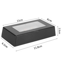 USB Alimenté par Batterie 6x11cm ABS LED Base de Lampe LED Flash Rectangle Cristal 558 Support de Lampe Coloré Blanc Chaud Artisanat Base
