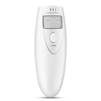 Testeur d'alcool portable 6387, éthylotest blanc à affichage unique avec précision standard et sans alarme
