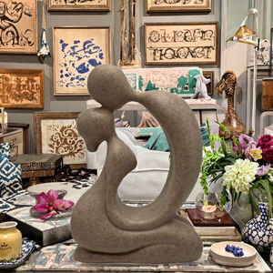 หินทรายคู่เรซินงานฝีมืออนิเมะพิมพ์ลายสัตว์แบบใหม่สุดสร้างสรรค์สำหรับตู้ทีวีสำนักงานของตกแต่งบ้านของขวัญทางธุรกิจ - Product Image 3