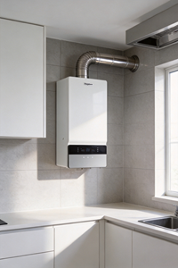 <span class=keywords><strong>Chaudière</strong></span> à <span class=keywords><strong>gaz</strong></span> intelligente, chauffage intelligent + eau chaude constante, s'adapte parfaitement aux modes d'utilisation familiaux - Product Image 4