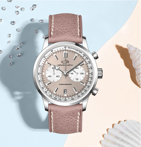 Reloj de pulsera mecánico para hombre, cronógrafo de cristal de zafiro, movimiento Original St1901 - Product Image 1