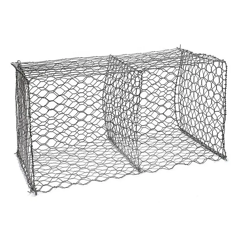 Hexagonal gabion mesh 8x10 cm common hot galvanized wire factory price and high quality