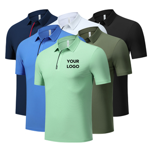 Polo à col pour hommes en vente chaude respirant personnalisé mélange de couleur résistant à la décoloration résistant à la sueur polo de travail - Product Image 6