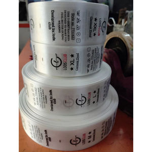 Etiquetas de Tyvek de 1.5 pulgadas, las más vendidas, etiquetas con diseño de logotipo para prendas, etiquetas impresas, etiquetas para ropa. - Product Image 1