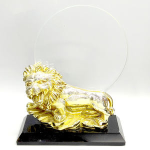 Medalla de Cristal con Diseño de <span class=keywords><strong>León</strong></span>, Resistente y Duradera, Impresa por Transferencia Térmica, Grabada con Láser, Impermeable, para Campeonatos Deportivos, Regalo de Honor y <span class=keywords><strong>Victoria</strong></span> - Product Image 1