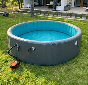 <span class=keywords><strong>Piscine</strong></span> gonflable portable d'extérieur <span class=keywords><strong>pour</strong></span> enfants et adultes, durable, grande <span class=keywords><strong>piscine</strong></span> gonflable <span class=keywords><strong>pour</strong></span> la baignade - Product Image 5