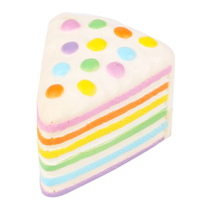 Triangle Cake Shape Fidget Toy TPE Slow <b>Rebound</b> Stress Reliever For Kids Age 5 To 7 Years Unisex - Product Image 1