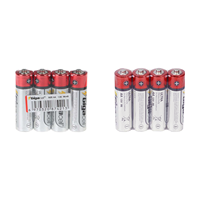 Batería Doble AA de Alta Resistencia, Tamaño 1.5v AA R6 UM3, Batería de Carbono Zinc, Ideal para Cámara, Reloj, Linternas, Controlador de Juegos