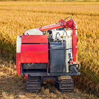 Moissonneuse-batteuse à riz Wishope haute productivité – Machines agricoles pour cultures céréalières – Moissonneuses-batteuses à alimentation complète