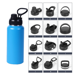Botella de agua de acero inoxidable 304 con tapa al vacío, 40oz, 32oz, 24oz, 22oz, 18oz, 16oz, 12oz, botella de agua de acero inoxidable personalizada - Product Image 3