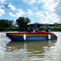 Bateaux de pêche et de sauvetage en HDPE rotomoulé, personnalisables en couleur et taille, de qualité supérieure pour la navigation fluviale