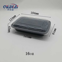Boîtes à lunch jetables écologiques, compatibles lave-vaisselle et micro-ondes, avec couvercles en plastique sans BPA