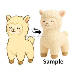 Peluche <span class=keywords><strong>d</strong></span>'<span class=keywords><strong>alpaga</strong></span> doux personnalisée OEM ODM peluche en tissu polaire mignon Animal en peluche PP coton rempli peluche personnalisée pour les cadeaux des enfants - Product Image 2