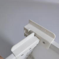 Boîte pliable en plastique blanc creux durable, légère, réutilisable, conteneur de stockage pliable, logistique d'entrepôt