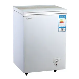 BD-138 hohe Qualität Fabrik Preis Großhandel Top Open Single Door 30 Grad Propan Gefrier schrank Truhe Optional 138l Tiefkühltruhe Mini