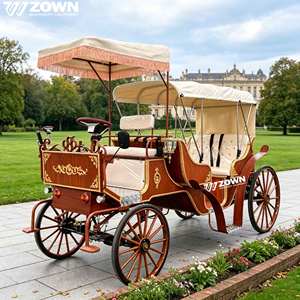 Charrette électrique haut de gamme sans chevaux, chariot de tourisme en fer forgé pour les visites de sites touristiques et les cérémonies de mariage - Product Image 1