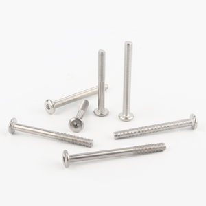 สกรูซ็อกเก็ตหกเหลี่ยมแบบหัวกลมเคลือบเงา Steel304ทำจากสเตนเลสเกรดเพื่อทำให้ขาวและแว๊กซ์ BZ-7 - Product Image 2