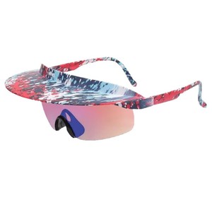 Large Frame Cycling Sunglasses UV400 PC Frame Gradient Lenses Outdoor Sports <b>Eyewear</b> - Product Image 5