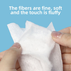 Rouleau de coton composite <span class=keywords><strong>à</strong></span> jet d'<span class=keywords><strong>eau</strong></span> doux <span class=keywords><strong>à</strong></span> 3 couches, largeur 90 cm, 150-180 GSM - Matériau de base pour tampons de coton cosmétiques, <span class=keywords><strong>démaquillant</strong></span>, tonique - Product Image 2