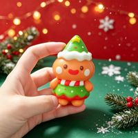 Mini jouets sensoriels de Noël en mousse PU : Père Noël, Bonhomme de neige, Renne, Arbre de Noël - Vente en gros