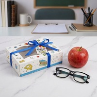 Boîte rigide avec ruban, boîte cadeau personnalisée en deux parties avec fermeture à nœud en satin pour mariage, anniversaire, emballage cadeau