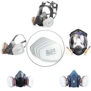 High Efficient 5N11 Filter Cotton <strong>Custom</strong> Logo Half Face <strong>Gas</strong> <strong>Mask</strong> Dust Particle Filter Cotton - Product Image 5