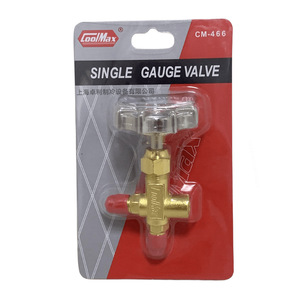 Manomètre GEM Tools avec valve CM-466-G, basse pression, pour réfrigérants R22 et R134 - Product Image 4