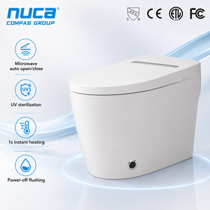 Nuca <span class=keywords><strong>WC</strong></span> intelligent électrique <span class=keywords><strong>japonais</strong></span> <span class=keywords><strong>automatique</strong></span> pour salle de bain, <span class=keywords><strong>cuvette</strong></span> de toilette blanche - Product Image 2